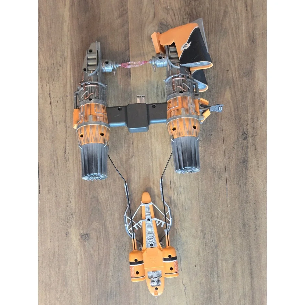 Star Wars Sebulba Podracer Vehicle Toy Episode I The Phantom Menace Orange Grey
